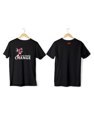 Greys & Blues Radiant Pima Round Neck T-Shirt-Black